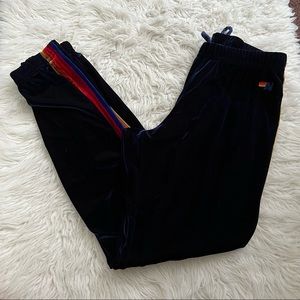 Aviator Nation Velvet Navy Sweatpants